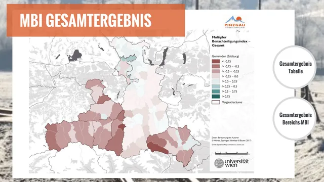 Study presentation for the Pinzgau Opportunity Index: detail 3