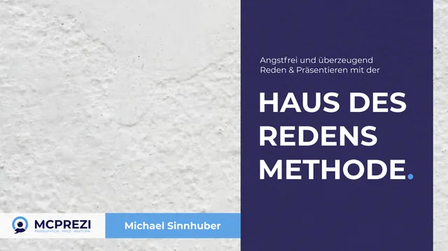 Prezi Video example: webinar by Michael Sinnhuber