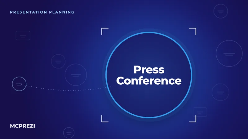 Cover image: Press conference presentation: how to present a new idea to the media and partners