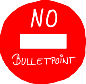 Umwandlung von Powerpoint nach Prezi folgt der "No Bulletpoint Philosophie"